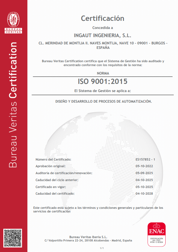 ISO 9001 Ingenieria